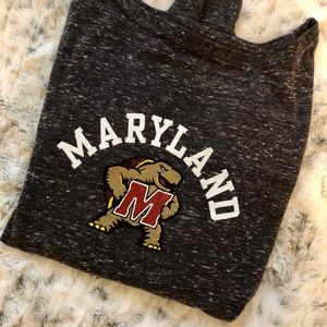 Maryland Terrapins Gray Long Sleeve Top